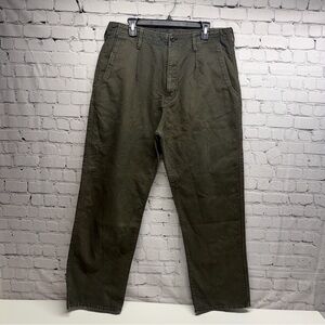 RAW 1 G-Star Khaki Green Trousers size 36x32